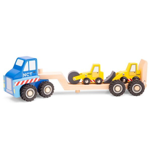 Autotransporter met 2 bouwvoertuigen1