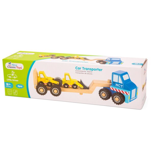 Autotransporter met 2 bouwvoertuigen6