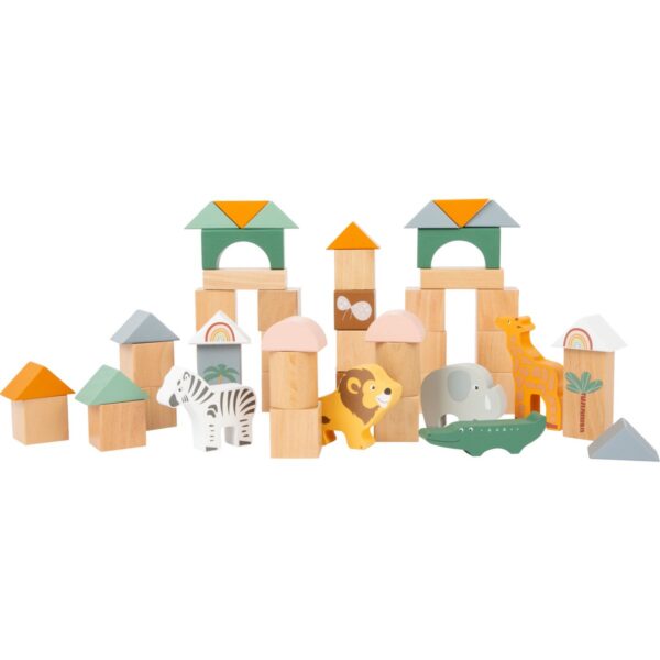 Houten bouwblokken Safari1