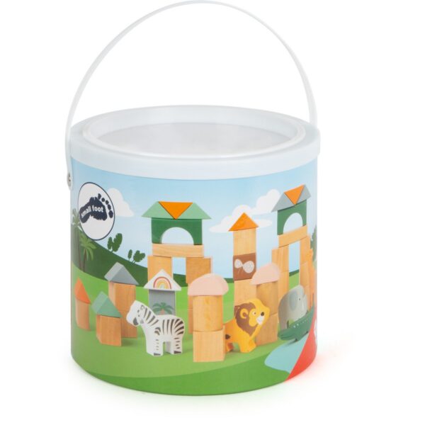 Houten bouwblokken Safari4