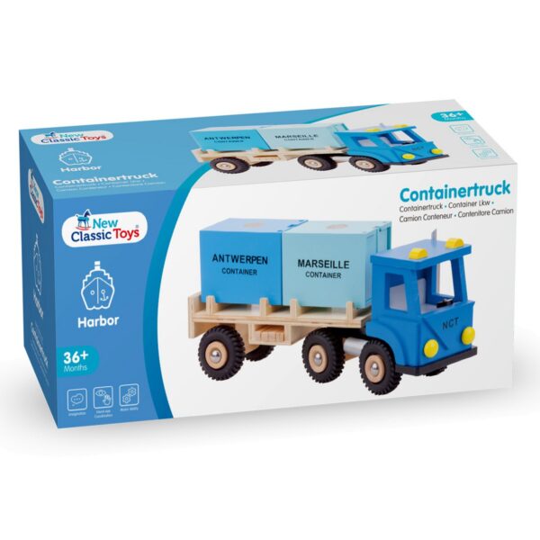 Vrachtwagen met 2 containers7