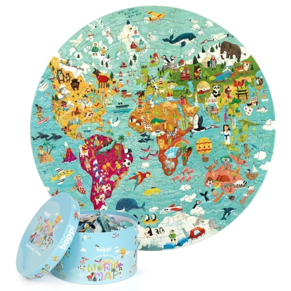 boppi wereldkaart puzzel