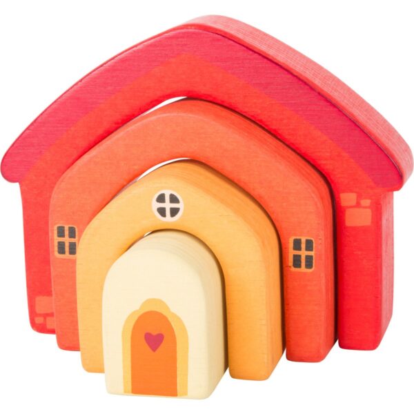 houten bouwstenen huis 1