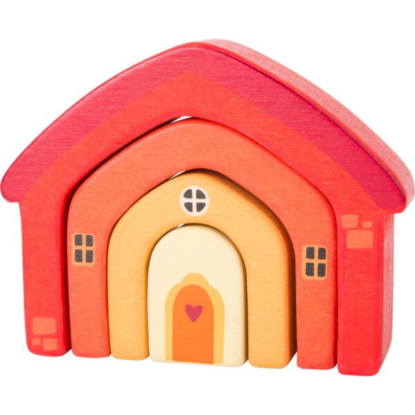 houten bouwstenen huis