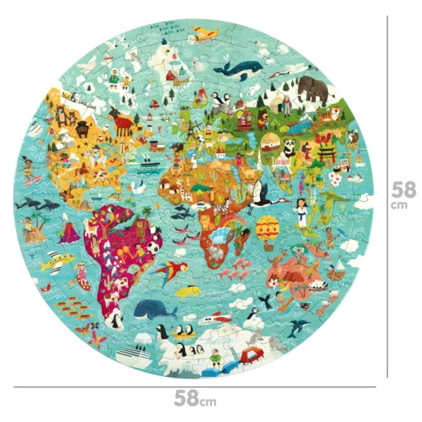 puzzle wereldkaart 1