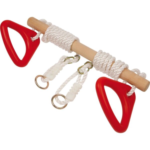 trapeze met gymnastiekringen