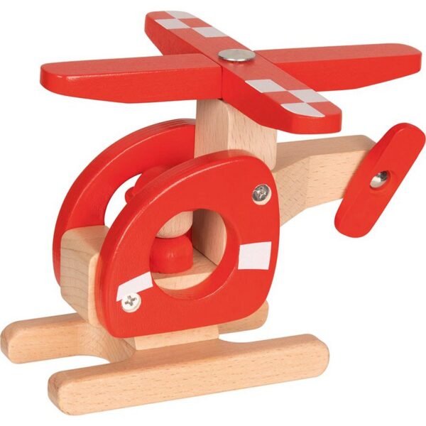 Houten Voertuig - Helicopter