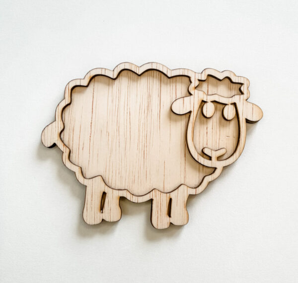 Leuk met letters Vultray schaap