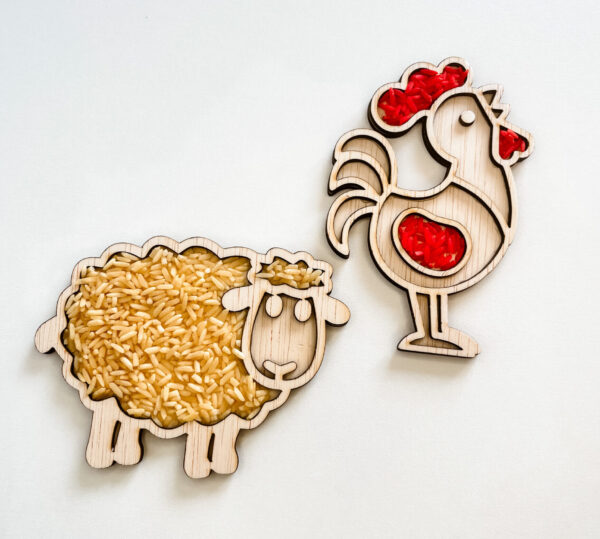 Leuk met letters Vultray schaap
