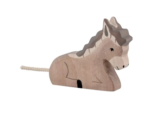 holztiger liggende ezel