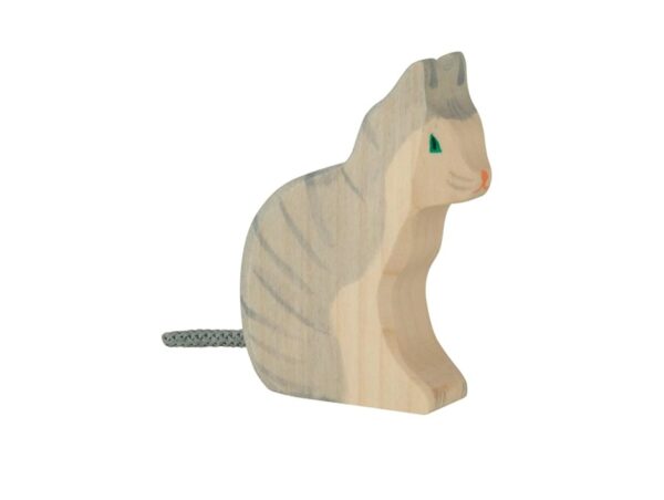 holztiger zittende kat