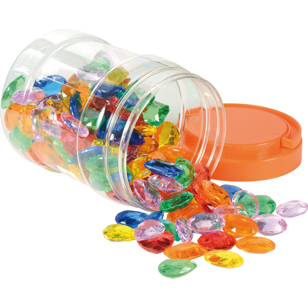 Acrylic jewels 144 pcs