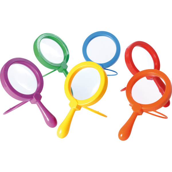 Hand-stand magnifying glass large