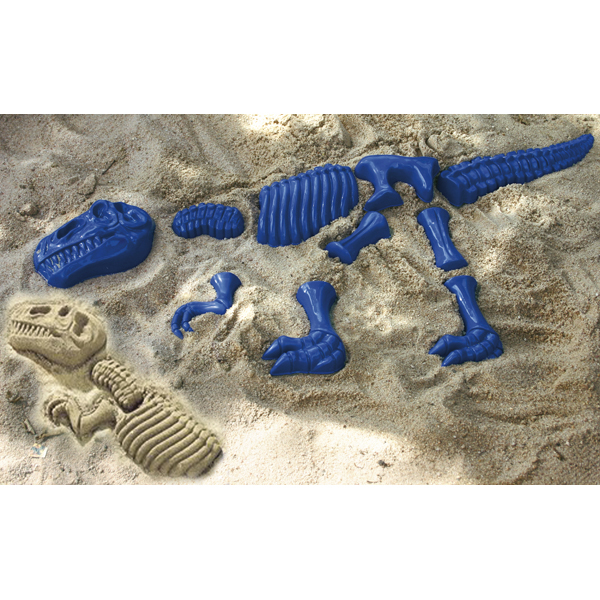 Sand moulds Tyrannosaurus Rex blue