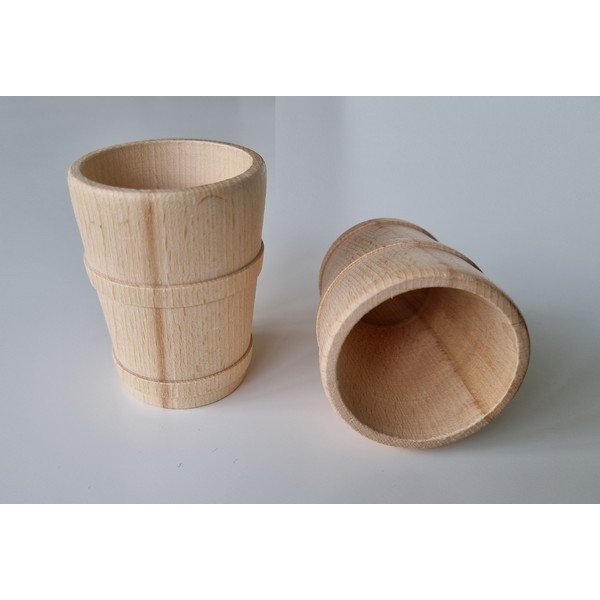 beker met 2 ringen
