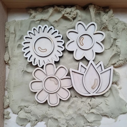 stempels bloemen