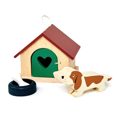 Tender Leaf Houten Pet Dog Set – Hondenhok
