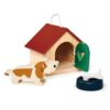 Tender Leaf Houten Pet Dog Set – Hondenhok