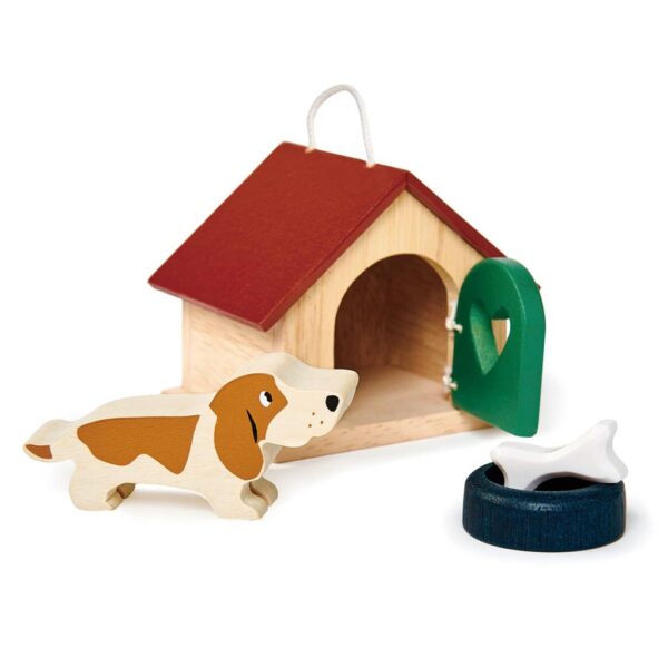 Tender Leaf Houten Pet Dog Set – Hondenhok