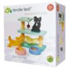 Tender Leaf Houten Pet Cats Set – Kattenpaal met Katten