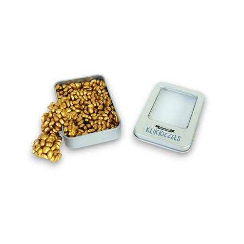 kids-kabinet-klikkiezels-goud (1) Open einde speelgoed – gouden magnetische Klikkiezels van Kids Kabinet in open blik