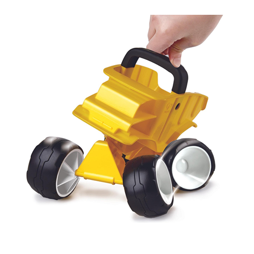 kiepwagenhape Dump Truck Geel – Hape Kiepwagen | Stevig Speelgoed voor Buiten en Binnen