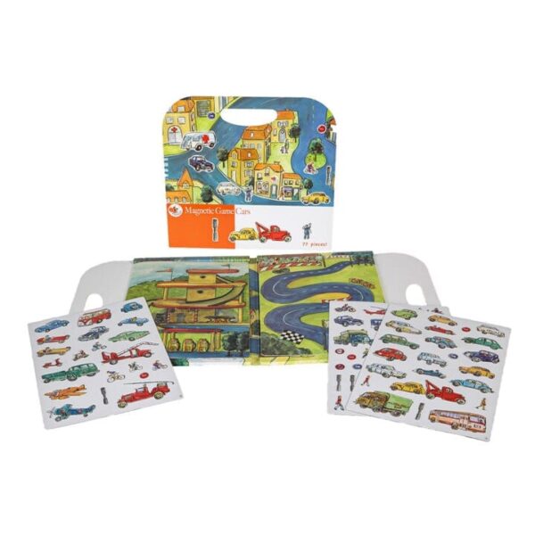 magneetboek auto's2 Magneetboek Auto’s – Egmont Toys | Creatief en Educatief Speelboek