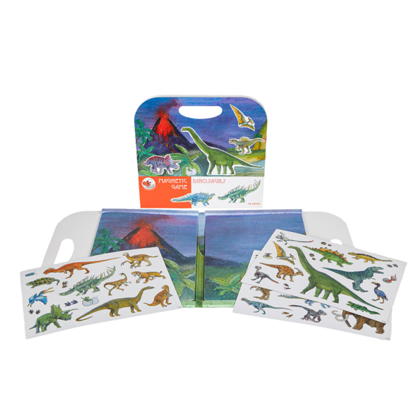 magneetboek dinosaurus1 Magneetboek Dinosaurus – Egmont Toys | Educatief en Creatief Speelboek