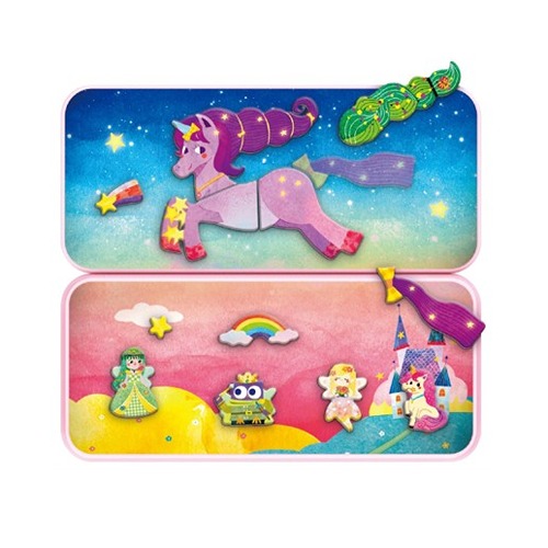 mieredu eenhoorn3 (1) Mieredu Magnetische Puzzeldoos Eenhoorn – Creatief Speelplezier voor Onderweg & Thuis