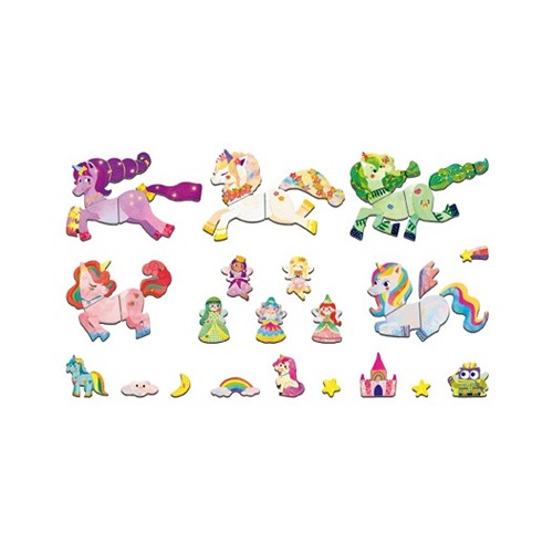 mieredu eenhoorn4 (1) Mieredu Magnetische Puzzeldoos Eenhoorn – Creatief Speelplezier voor Onderweg & Thuis
