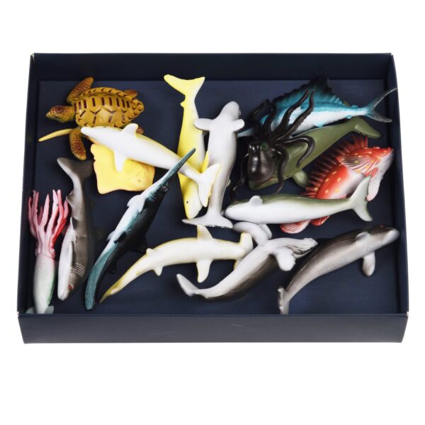 ocean dieren2 Rex London Oceaandieren Set – 16 Speelfiguren in Doos
