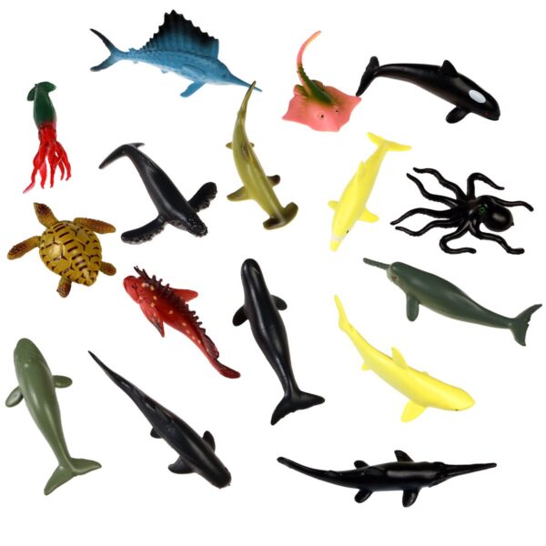 ocean dieren3 Rex London Oceaandieren Set – 16 Speelfiguren in Doos