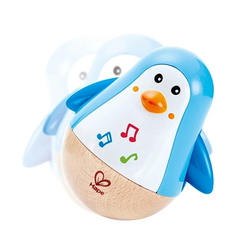 penguin2 Hape Penguin Musical Wobbler – Muzikaal wiebelpoppetje voor baby’s