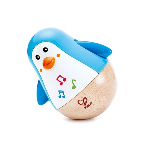 penguin3 Hape Penguin Musical Wobbler – Muzikaal wiebelpoppetje voor baby’s