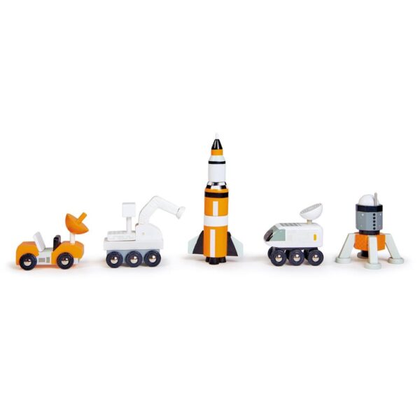 ruimtevoertuigen Tender Leaf Space Voyager Set – Houten Ruimtevaart Speelset