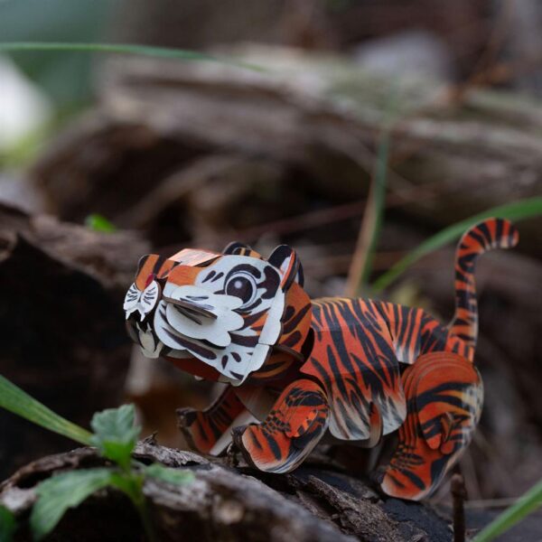 MierEdu – 3D Puzzel Build & Sound – tijger bouwpakket
