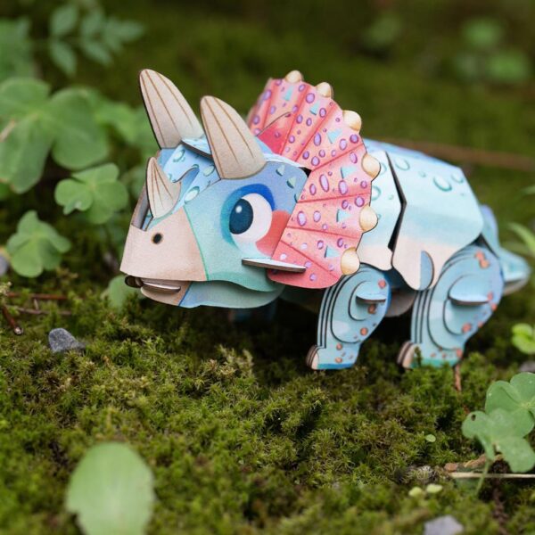 MierEdu – 3D Puzzel Build & Sound – Triceratops bouwpakket