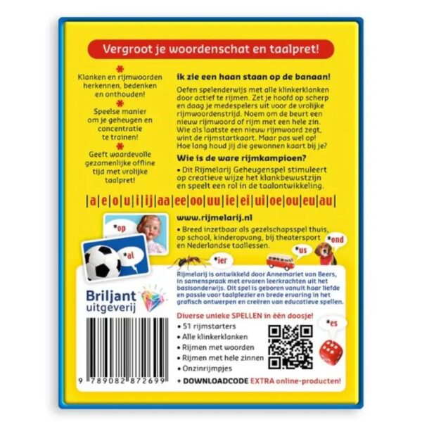 uitgeverij-briljant-rijmelarij (1) Rijmelarij – Taalspel vol Rijmplezier | Briljant Onderwijs