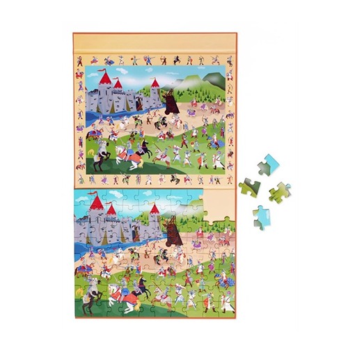 Puzzle ridders1 (1) Scratch Europe 2 in 1 Magnetische Puzzel – Discovery Game Ridders | Speurtocht in het Ridderrijk