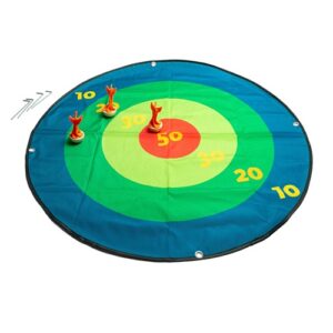 BS Toys XXL Park Darts – Groot Dartspel voor Buiten | Houten Darts voor Kinderen (6+)