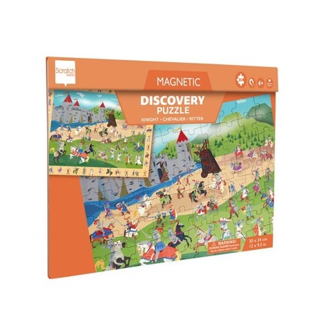 puzzel ridder8 (1) Scratch Europe 2 in 1 Magnetische Puzzel – Discovery Game Ridders | Speurtocht in het Ridderrijk