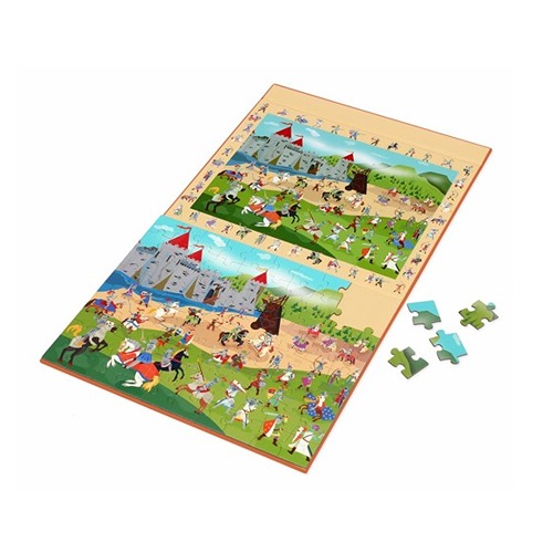 puzzel ridder9 (1) Scratch Europe 2 in 1 Magnetische Puzzel – Discovery Game Ridders | Speurtocht in het Ridderrijk