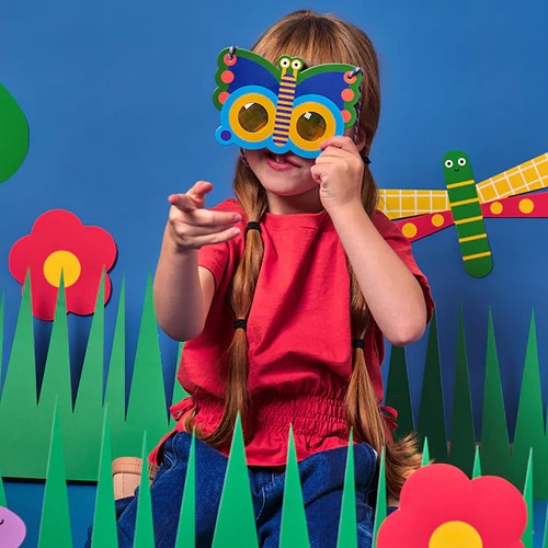 vlinderlens1 Kikkerland Kidoki Vlinderlenzen – Kijk door een caleidoscoop!