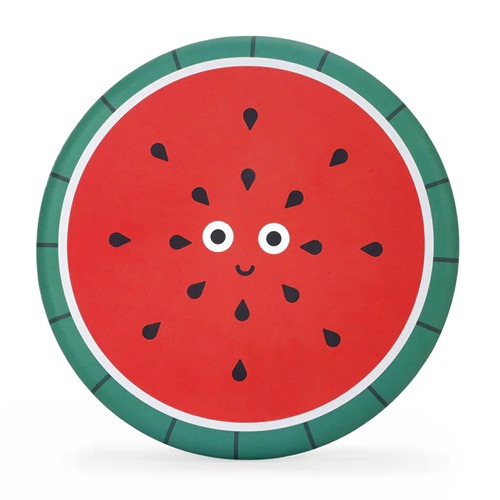 watermeloen frisbee Kikkerland Kidoki Flexibele Vliegende Schijven – Donut, Pizza & Watermeloen!