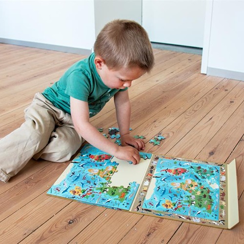 wereld1 (1) 2 in 1 Magnetische Puzzel – Discovery Game Wereld | Scratch Europe – Speel & Ontdek de Wereld
