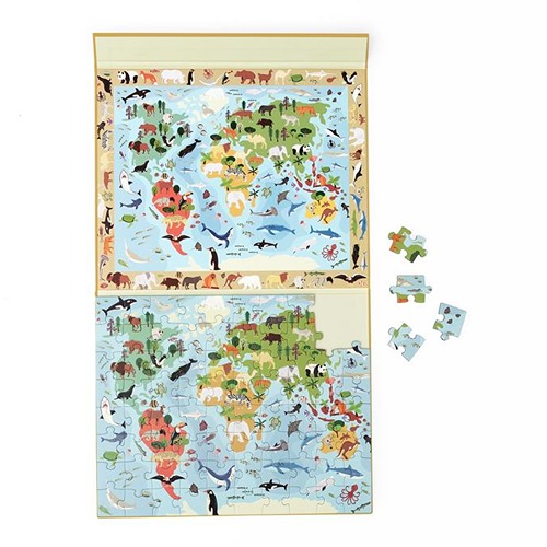 wereld4 (1) 2 in 1 Magnetische Puzzel – Discovery Game Wereld | Scratch Europe – Speel & Ontdek de Wereld