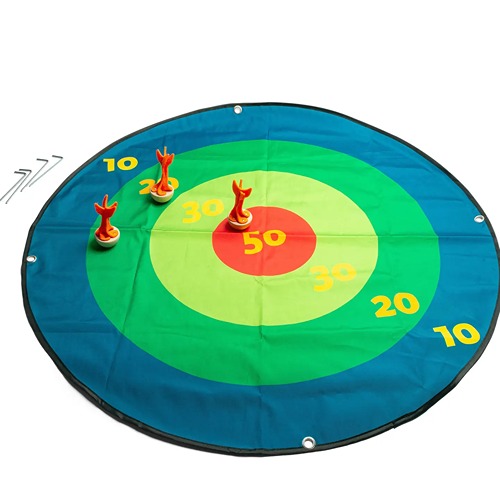 BS Toys XXL Park Darts – Groot Dartspel voor Buiten | Houten Darts voor Kinderen (6+)