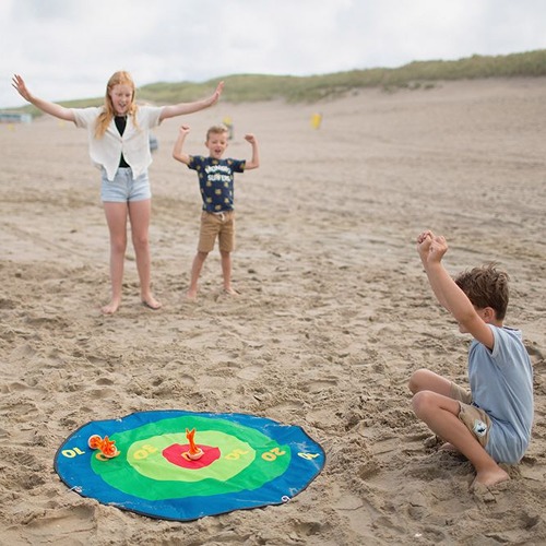 BS Toys XXL Park Darts – Groot Dartspel voor Buiten | Houten Darts voor Kinderen (6+)