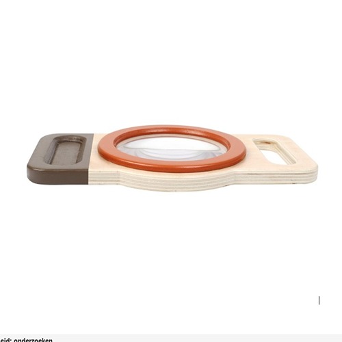 natuuronderzoek kinderen, insecten bekijken vergrootglas, avontuurlijk buitenspeelgoed, vergrootglas met draagriem, kindvriendelijk vergrootglas leren en ontdekken speelgoed. natuur speelgoed FSC, speelgoed vergrootglas XXL