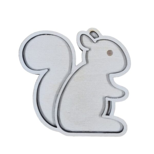 vulvorm eekhoorn houten vulvorm eekhoorn, voor sensorische tafel